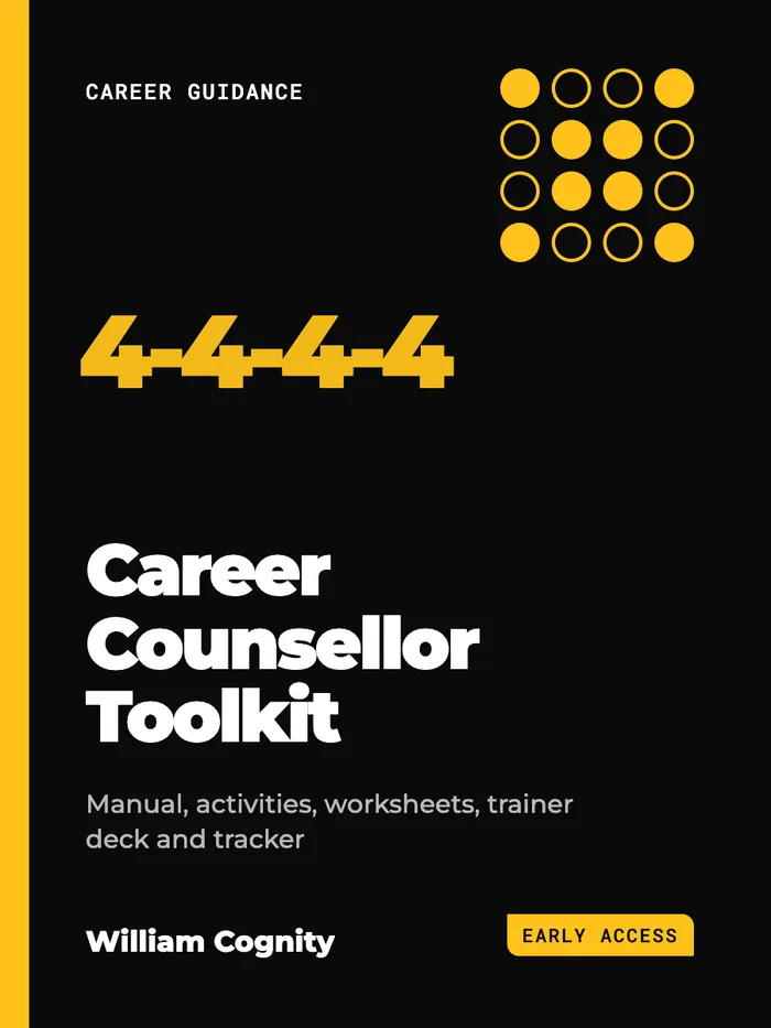 Cover of the 4-4-4-4 Career Counsellor Toolkit