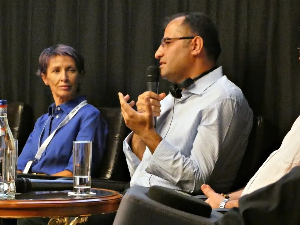 William Cognity on a panel at EduX, Bucharest